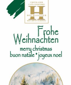 Frohe Weihnachten Engelmotiv (Sorte: Nougatine)