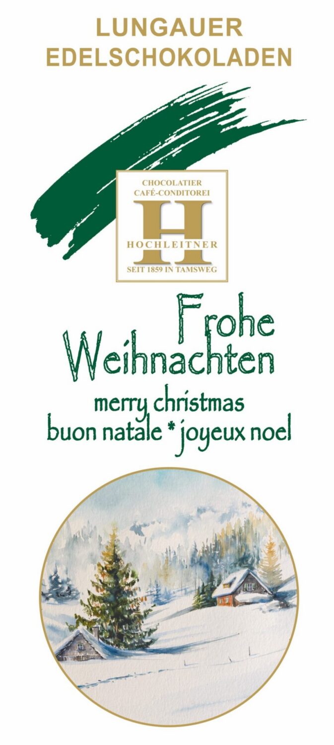 Frohe Weihnachten Engelmotiv (Sorte: Nougatine)