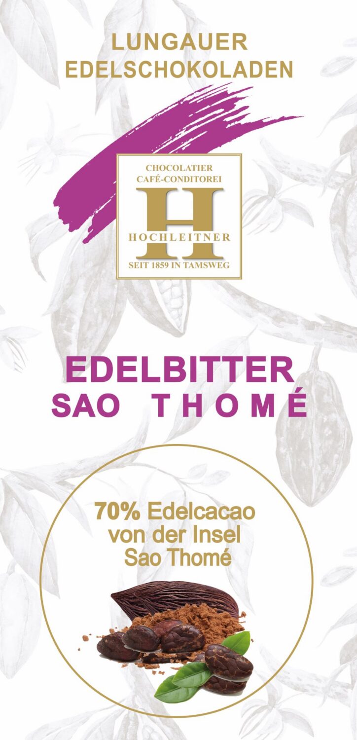 Edelbitter Sao Thomé 70% Kakaoanteil