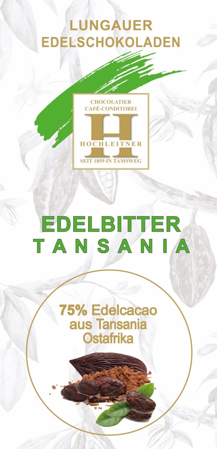 Edelbitter Tanzanie 75% Kakaoanteil